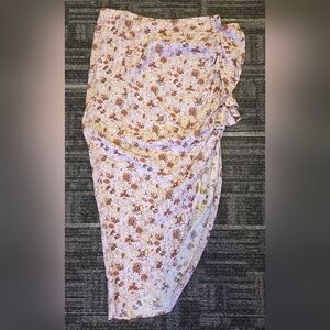 Veronica Beard Lavendar Floral Skirt